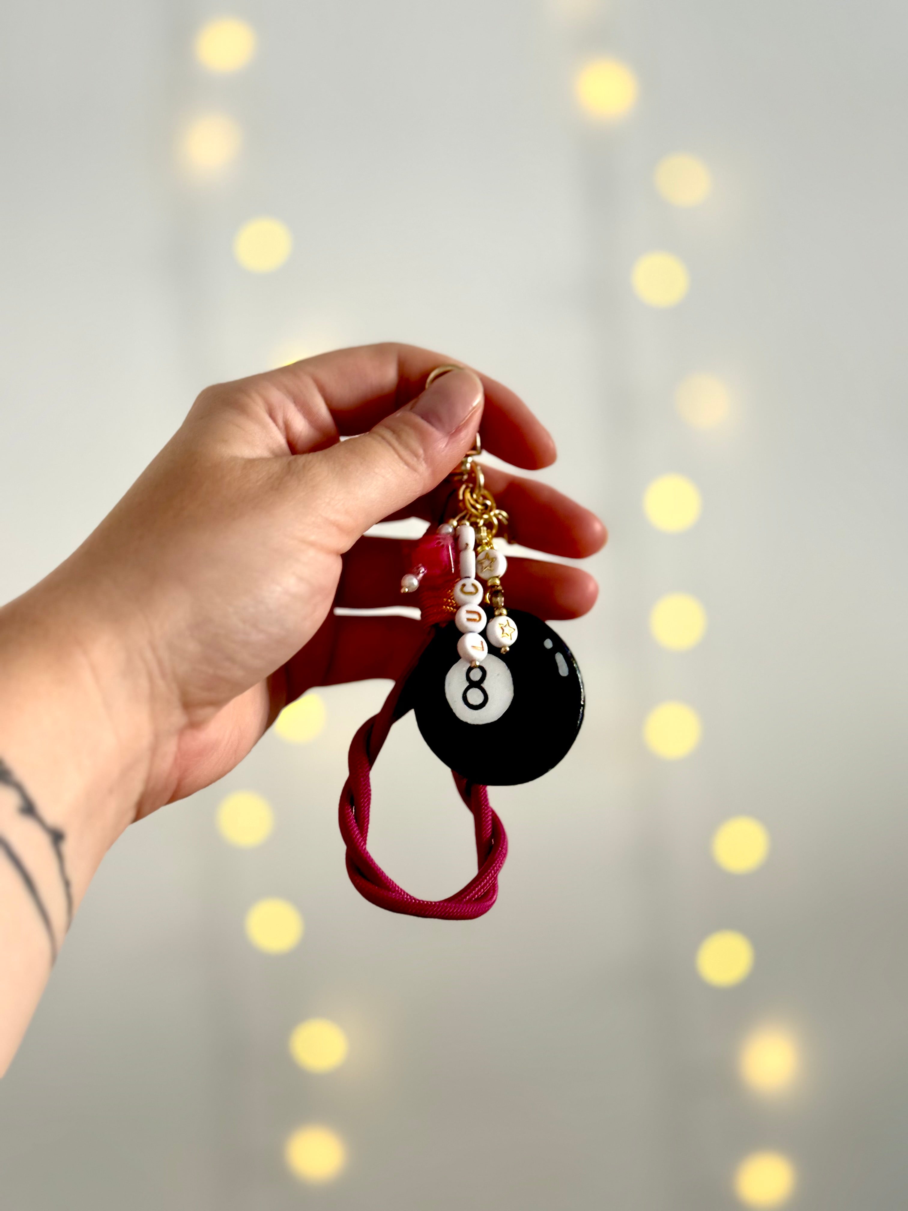 Handbemalter Holz-Bag Charms/Schlüsselanhänger | verschiedene Designs | versiegelt | kleine Stückzahl