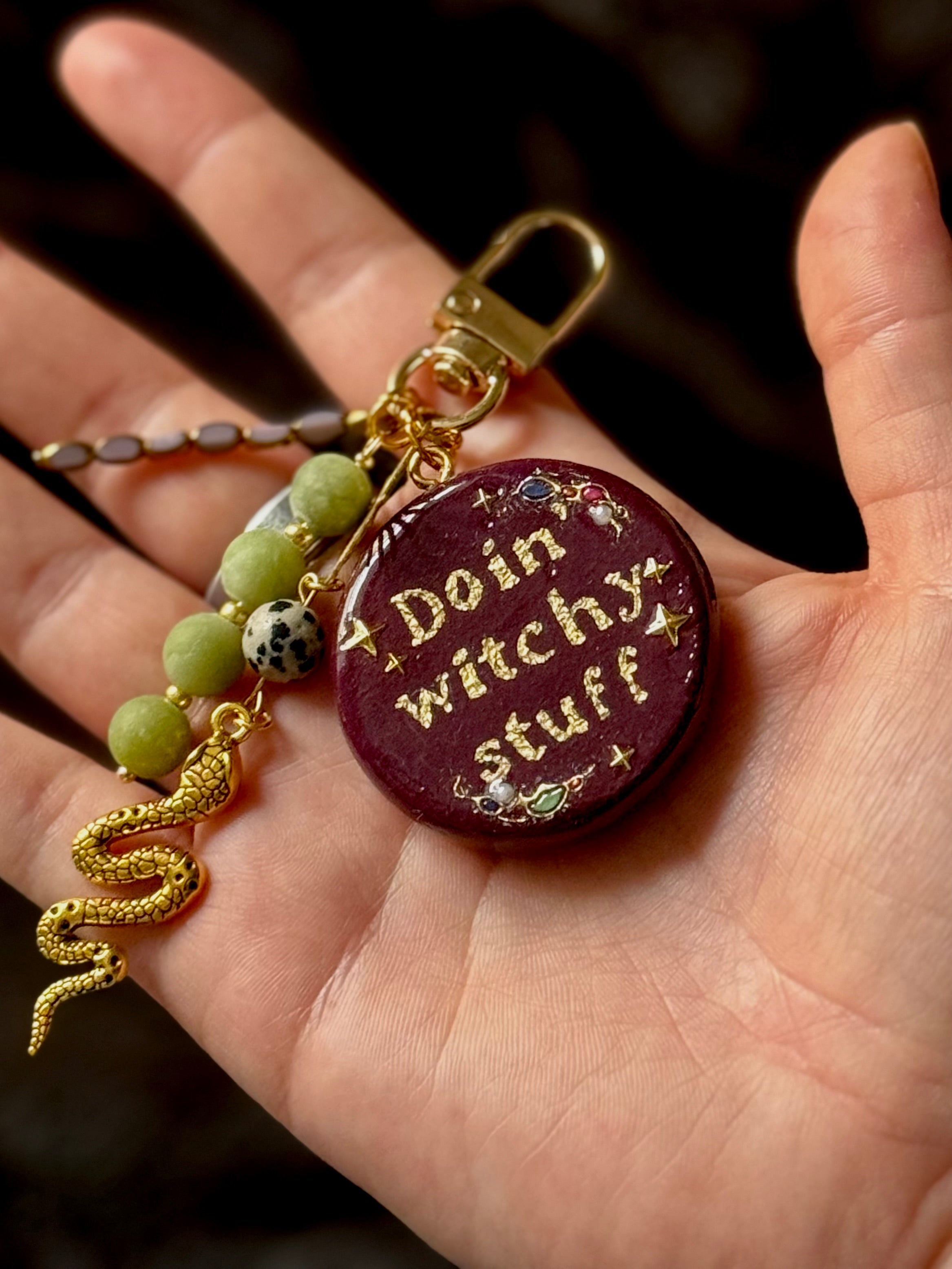 Enchanted Collection | Handbemalte Holz-Bag Charms/Schlüsselanhänger | verschiedene Designs | Handmade by Creative Studio Anniway