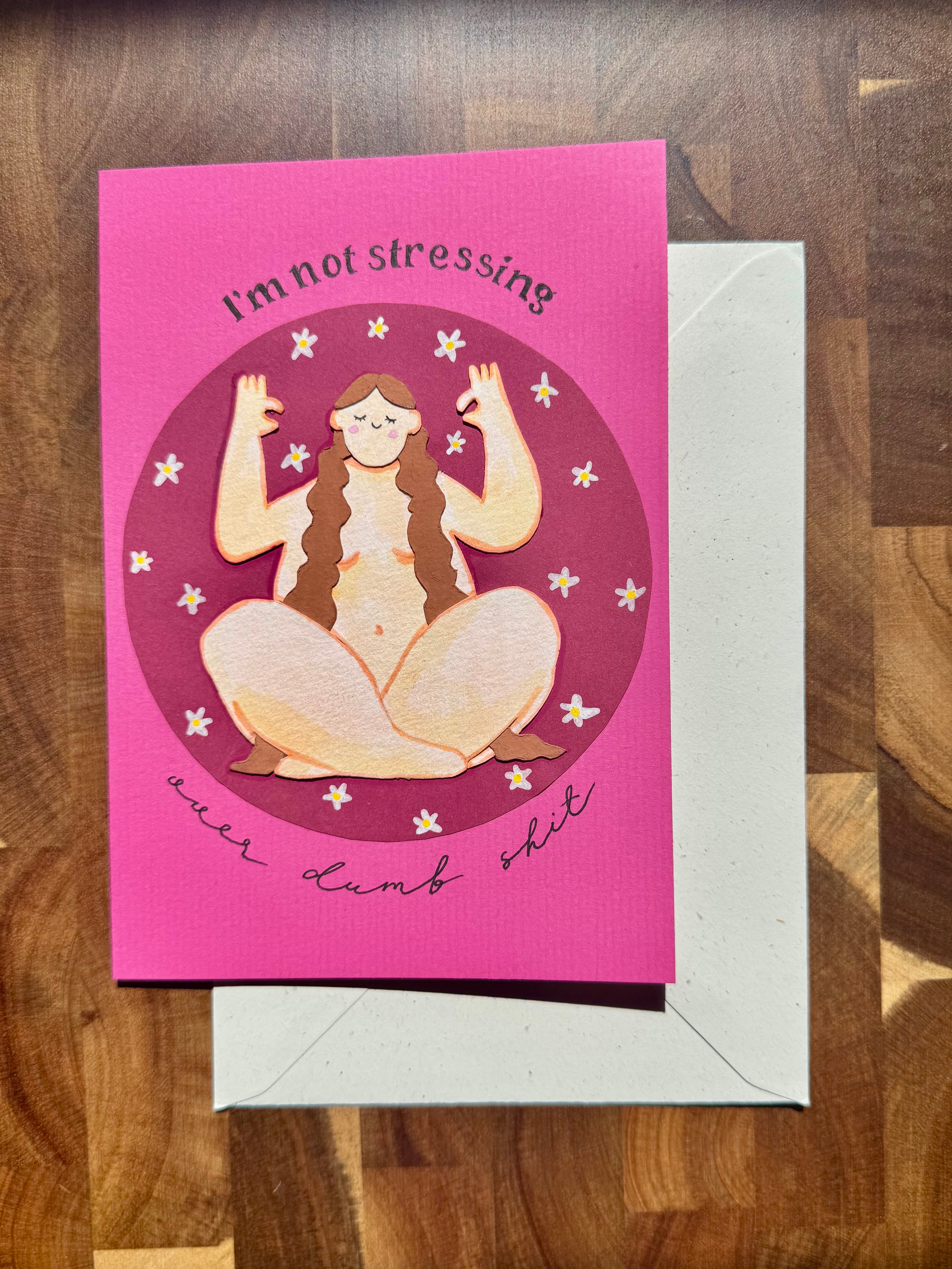 Self Love Club | Handbemalte Grußkarte mit Umschlag & Einleger für Geburtstage und besondere Momente | B6 Format